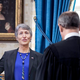 New U.S. president Sally Jewell is sworn in after the admittedly improbable ballooning deaths of all officials ahead of her in the line of succession.